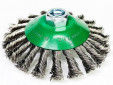 фото Щетка GTOOL коническая жгутовая d125мм*М14 (нерж. 0,5)