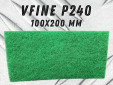 фото Шлифовальный лист GTOOL GREEN 100x200мм, зерно VFine (Р240)