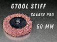 фото Шлифовальный круг GTOOL Stiff Roloc, d50мм, зерно Coarse (Р80), уп-ка 10шт