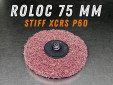 фото Шлифовальный круг GTOOL Stiff Roloc, d75мм, зерно Ex. Coarse (Р60), уп-ка 10шт