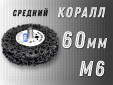 фото Зачистной круг GTOOL CD черный d60мм, с хвостовиком М6, уп-ка 10шт