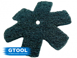 фото Шлифовальная звезда GTOOL, d75мм, зерно VFine (P220-240), уп-ка 10шт