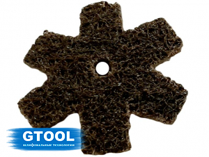 фото Шлифовальная звезда GTOOL, d50мм, зерно Coarse (P60-80), уп-ка 10шт