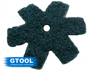 фото Шлифовальная звезда GTOOL, d50мм, зерно VFine (P220-240), уп-ка 10шт