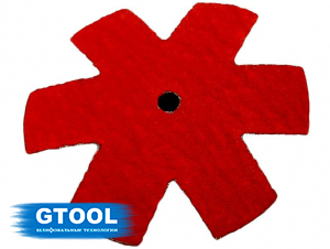 Шлифовальная звезда GTOOL, d75мм, зерно P180