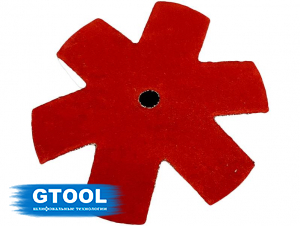 Шлифовальная звезда GTOOL, d75мм, зерно P240