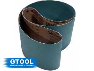 Шлифовальная лента GTOOL 150х2000мм PZ633, зерно Р60