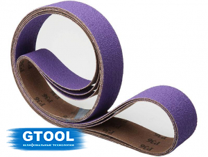 фото Шлифовальная лента GTOOL 50х1500мм Ceramic (CR) DEERFOS BORA-7, зерно P40