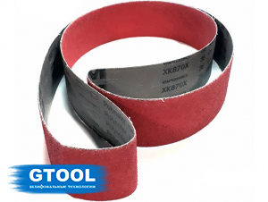 Шлифовальная лента GTOOL 75х2000мм Ceramic (CR) VSM XK870X, зерно P36