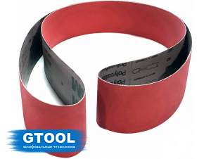 фото Шлифовальная лента GTOOL 75х2000мм Ceramic (CR) VSM XK870X, зерно P60