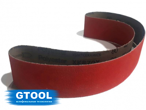 Шлифовальная лента 50x915мм Ceramic (CR) VSM XK870X, зерно P80