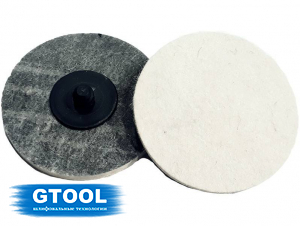 фото Круг полировальный войлочный GTOOL FD QCD d50*5мм, уп-ка 10шт