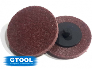 фото Доводочный шлифовальный круг GTOOL QCD Scotch-Brite 5AM 50х6мм, уп-ка 5шт