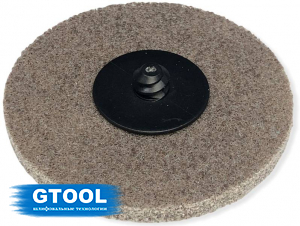 фото Круг прессованный нетканый GTOOL QCD 3SF d75*6мм, уп-ка 5шт