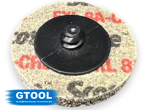 Быстросъёмный нетканый прессованный круг GTOOL 50х6мм 8A Coarse, уп-ка 5шт