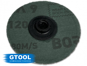 фото Круг шлифовальный GTOOL Bora S-Lock, зерно P120, d75мм, уп-ка 10шт