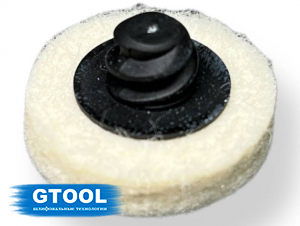 фото Круг полировальный войлочный GTOOL FD QCD d38*5мм, уп-ка 10шт
