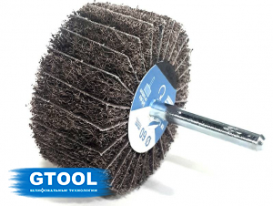 фото Шлифовальная головка лепестковая комбинированная GTOOL 60х30х6, зерно medium (M/120), уп-ка 10шт