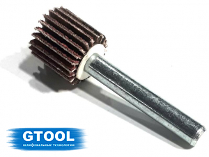 фото Шлифовальная лепестковая головка GTOOL XK 15x15x6мм, P80