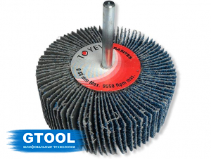фото Шлифовальная лепестковая головка GTOOL ZC 80x30x6мм, P60