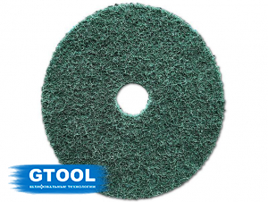 фото Круг фибровый нетканый GTOOL, d125мм, зерно Fine (P150-180), уп-ка 3шт