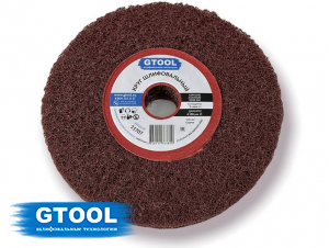 фото Шлифовальный круг GTOOL из нетканого полотна d200, зерно Сoarse (P80)