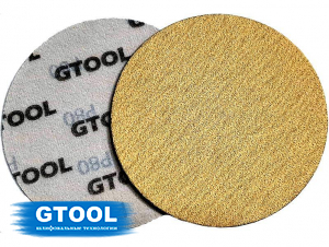фото Шлифовальные круги GTOOL d150, на липучке, зерно P80, уп-ка 25шт