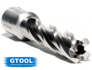 Корончатое сверло по металлу d14мм GTOOL XE Weldon19 глубина 50/55мм