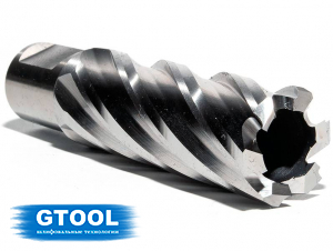 фото Корончатое сверло по металлу d22мм GTOOL XE Weldon19 глубина 50/55мм