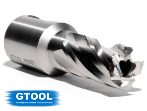 Корончатое сверло по металлу d14мм GTOOL XE Weldon19, глубина 25/30мм