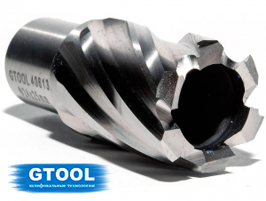 фото Корончатое сверло по металлу d24мм GTOOL XE Weldon19, глубина 25/30мм