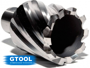 фото Корончатое сверло по металлу d34мм GTOOL XE Weldon19, глубина 25/30мм