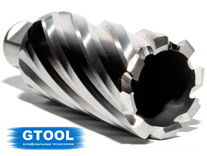 Корончатое сверло по металлу d32мм GTOOL XE Weldon19 глубина 50/55мм