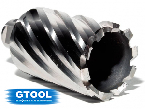 фото Корончатое сверло по металлу d40мм GTOOL XE Weldon19 глубина 50/55мм