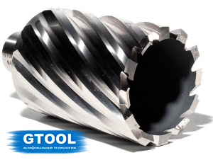 фото Корончатое сверло по металлу d45мм GTOOL XE Weldon19 глубина 50/55мм