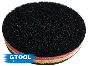 Мягкая подложка GTOOL 75мм, б/о, 8мм, липучка+крючок