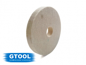 фото Круг войлочный GTOOL d150мм, толщина 20мм, 0,4г/см3, уп-ка 2шт