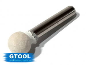 фото Головка войлочная GTOOL полировальная, форма D 10x10x6мм, уп-ка 10шт