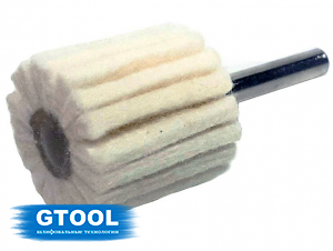 фото Головка войлочная GTOOL полировальная, форма A, 30*30*6, уп-ка 10шт