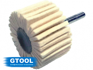 фото Головка войлочная GTOOL полировальная, форма A, 50*30*6, уп-ка 10шт