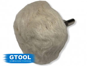 фото Полировальная х/б головка GTOOL грибовидная d50мм, уп-ка 10шт