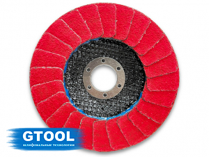 Круг лепестковый торцевой Long Flap d125мм, зерно P60