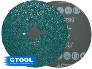 фото Фибровый круг VSM ACTIROX AF799 d125мм, зерно P36, уп-ка 50шт