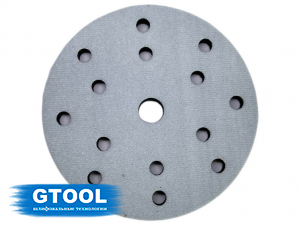 фото Мягкая подложка GTOOL 150мм, 15 отверстий, липучка+крючок, уп-ка 100шт
