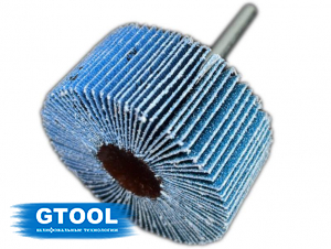 фото Шлифовальная лепестковая головка GTOOL ZC 60x28x6мм, P80, уп-ка 10шт