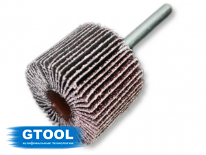 фото Круг лепестковый на оправке (КЛО) GTOOL 40х30х6мм, зерно P80, уп-ка 10шт
