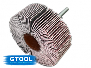 фото Круг лепестковый на оправке (КЛО) GTOOL 80х30х6мм, зерно P180, уп-ка 5шт