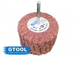 фото Шлифовальная головка лепестковая абразивная скотч-брайт GTOOL, 80х50х6мм, зерно coarse, уп-ка 5шт