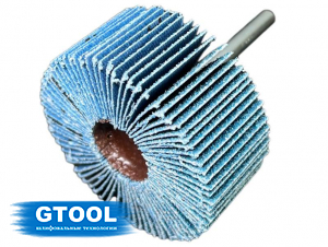 фото Шлифовальная лепестковая головка GTOOL ZC 60x28x6мм, P60, уп-ка 10шт