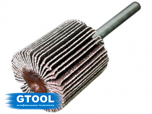 фото Круг лепестковый на оправке (КЛО) GTOOL 30х30х6мм, зерно P80, уп-ка 10шт